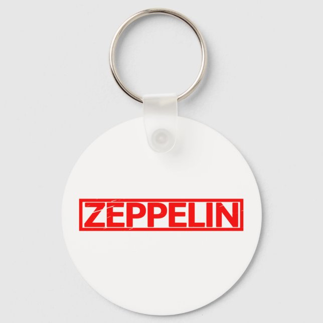 Zeppelin-Briefmarke Schlüsselanhänger (Vorderseite)
