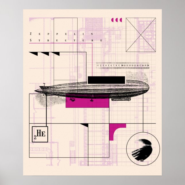 Zeppelin Poster (Vorne)