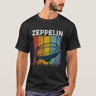 Zeppelin Retro 70er 80er Klassisches Luftschiff Mä T-Shirt