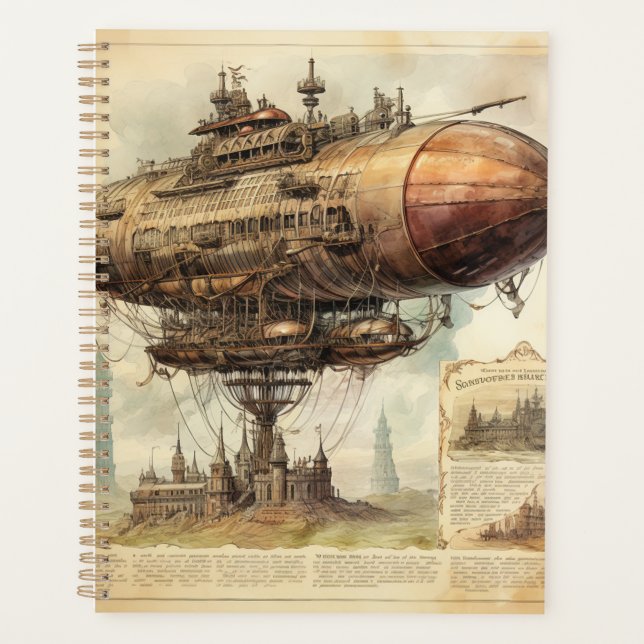 Zeppelin Steampunk vintage (10) (Devant)