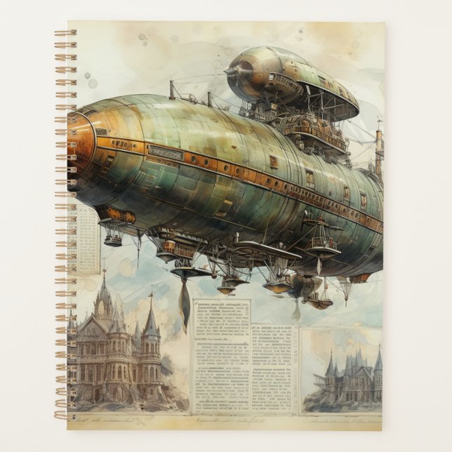 Zeppelin Steampunk vintage (7) (Devant)