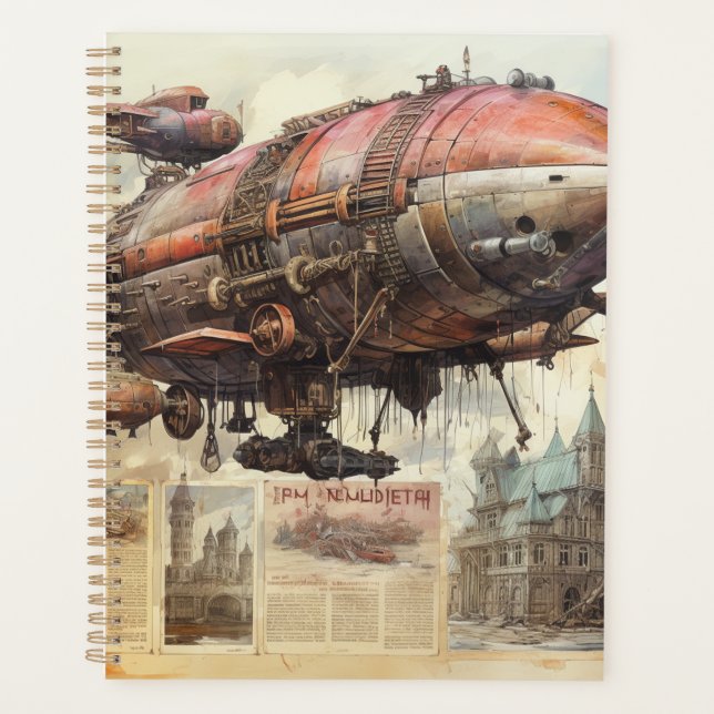 Zeppelin Steampunk vintage (9) (Devant)