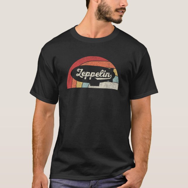 Zeppelin Vintag Retro Zeppelin Shirt Dirigible Ai (Vorderseite)