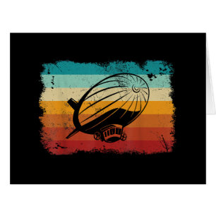 Zeppelin Vintage rétro Dirigible Aéronef Zepplin L