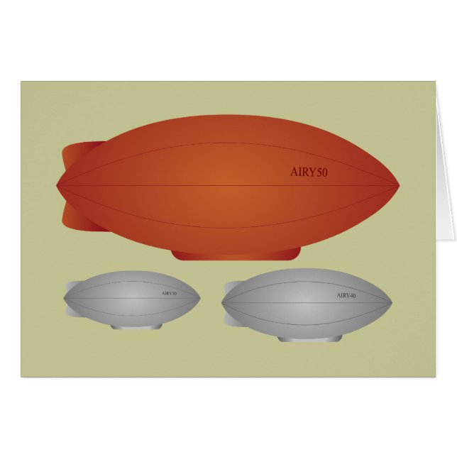 Zeppeline (Vorderseite (Horizontal))