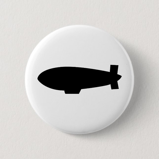 Zeppelinluftschiffikone Button (Vorderseite)