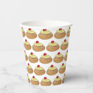 Zeppole Italienische Konditorbäckerei Pasticceria Pappbecher