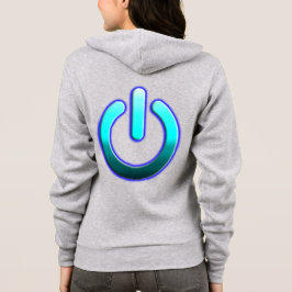 Zer0-Power Frauen-Bella+Leinwand Vollpackende Hood Hoodie