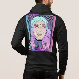 Zer0's Fab-U-Las Mens Bella+Leinwand Full-Zip Hood Hoodie