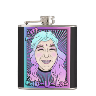 Zer0's Fab-U-Las Vinyl Wrapped Flask Flachmann