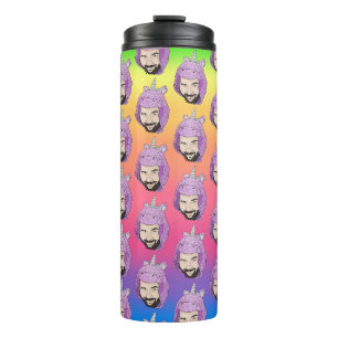 Zer0's Magical Fluffin Unicorn Thermal Tumbler Thermosbecher