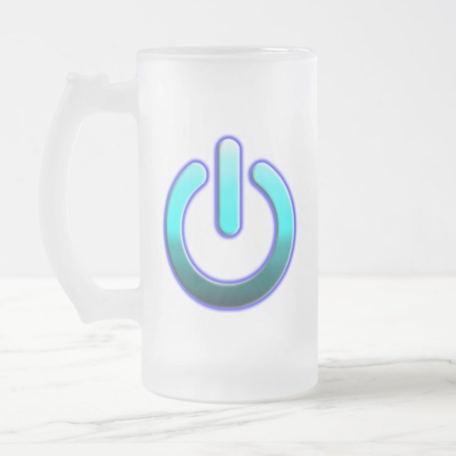 Zer0's Power Mattiert Glass Tasse (Links)