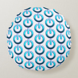Zer0's Power Round Pillow Rundes Kissen