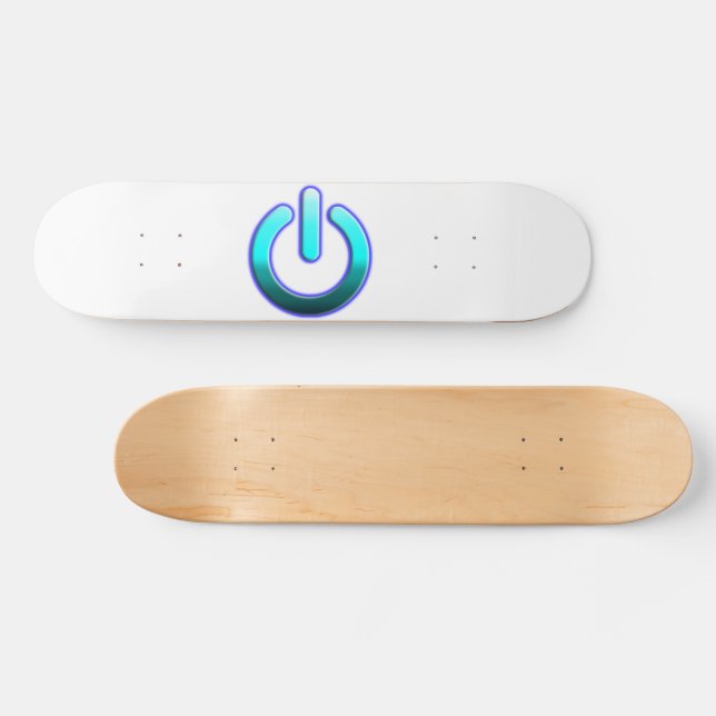 Zer0's Power Skateboard Deck (Horizontal)