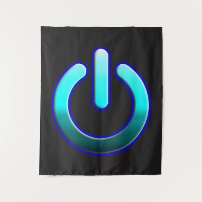 Zer0's Power Wall Tapestry Wandteppich (Vorderseite)