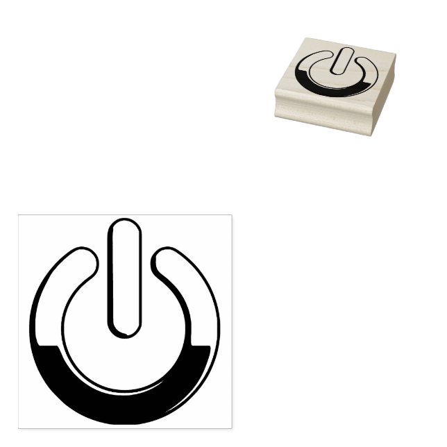 Zer0's Power Wood Art Briefmarke Gummistempel (Stempel)