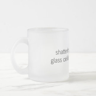 Zerbrechende Glasdecken-Glas-Tasse Mattglastasse
