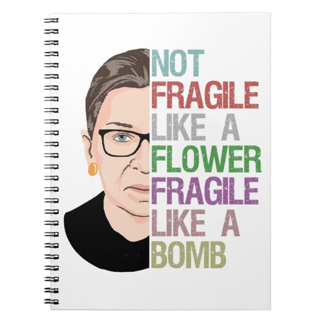 zerbrechlich wie eine Bombe-RBG Notizblock (Vorderseite)