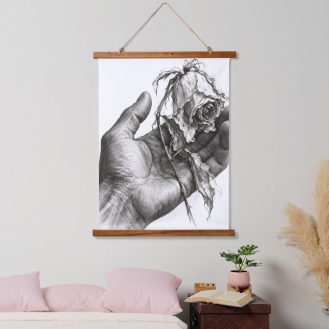 Zerbrechlicher Griff Wandteppich Mit Holzrahmen (Schlafzimmer)