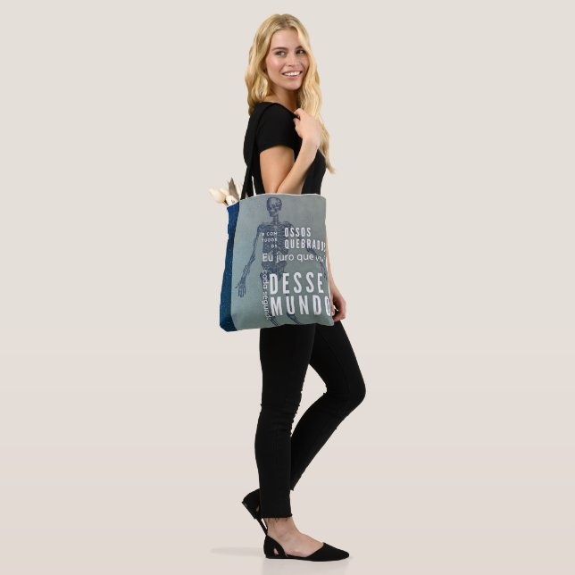 Zerbricht Knochen Tasche (Am Model)