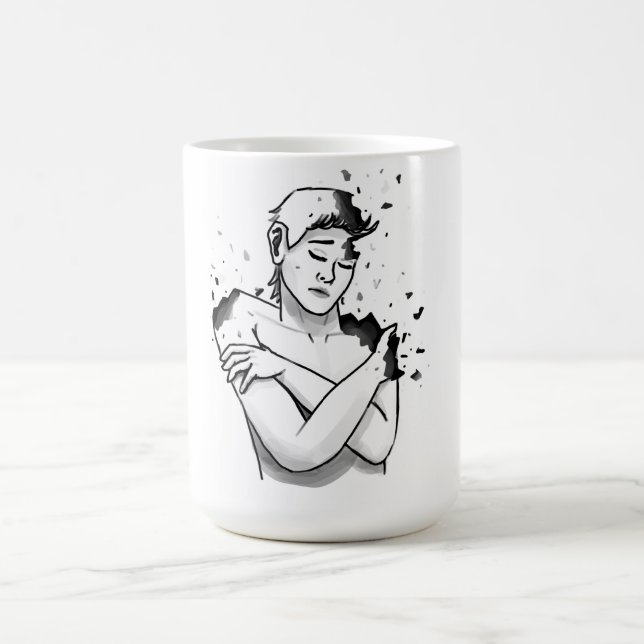 Zerbrochen Kaffeetasse (Mittel)
