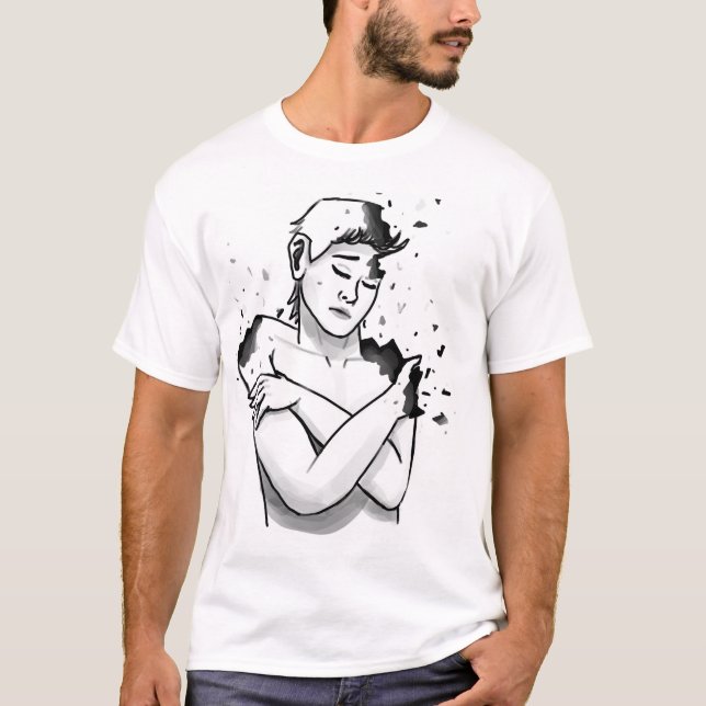 Zerbrochen T-Shirt (Vorderseite)