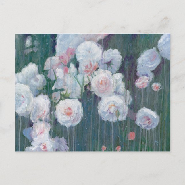 Zerbrochene Blume Postkarte (Vorderseite)