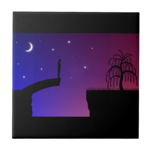 Zerbrochene Brücke dekorative Tile Fliese