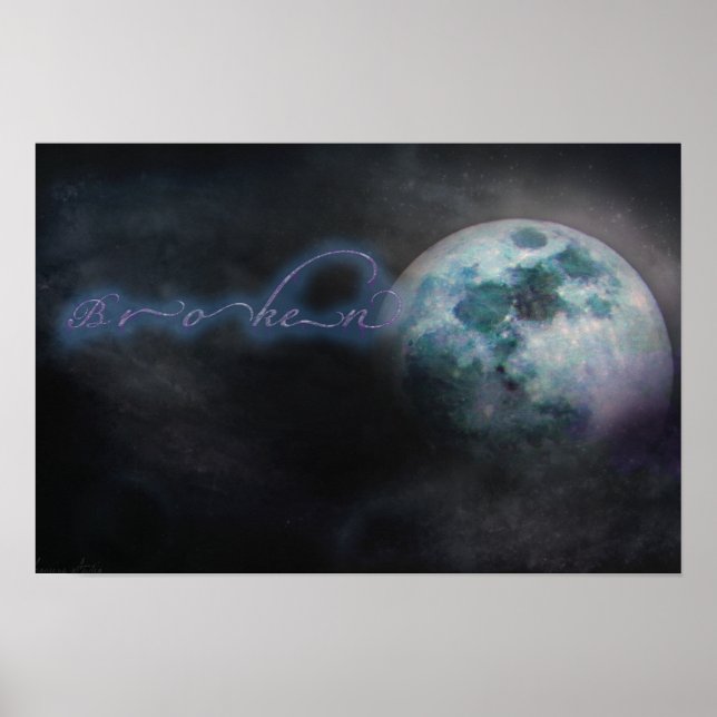 Zerbrochene Galaxie Poster (Vorne)