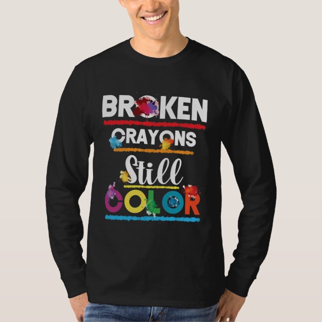 Zerbrochene Krebse färben noch immer psychische Ge T-Shirt (Vorderseite)