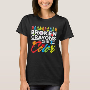 Zerbrochene Krebse färben psychische Gesundheitsfr T-Shirt
