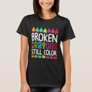Zerbrochene Krebse immer noch farbige Mental Healt T-Shirt