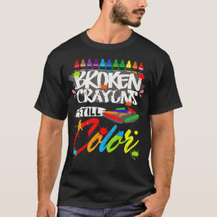 Zerbrochene Krebse immer noch farbige Mental Healt T-Shirt