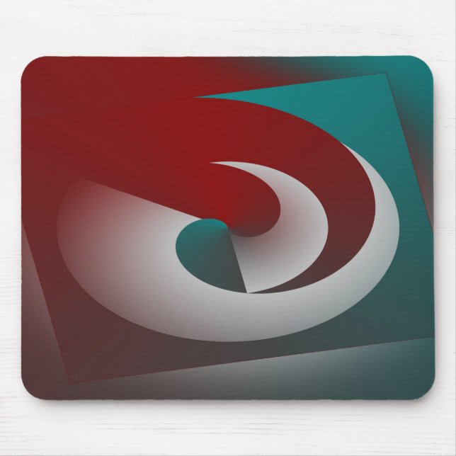 Zerbrochene Muschel Mousepad (Vorne)