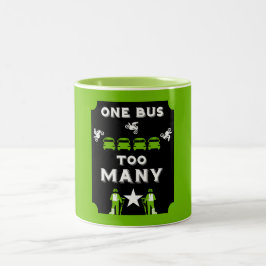 Zerbrochene Nones werden gut Zweifarbige Tasse