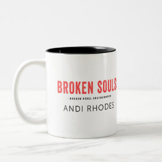 Zerbrochene Soul-Tasse Zweifarbige Tasse