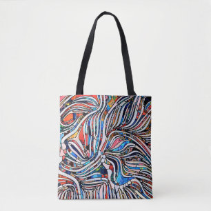 Zerbrochene Texturen: Verbleibte Glass Unity Tasche