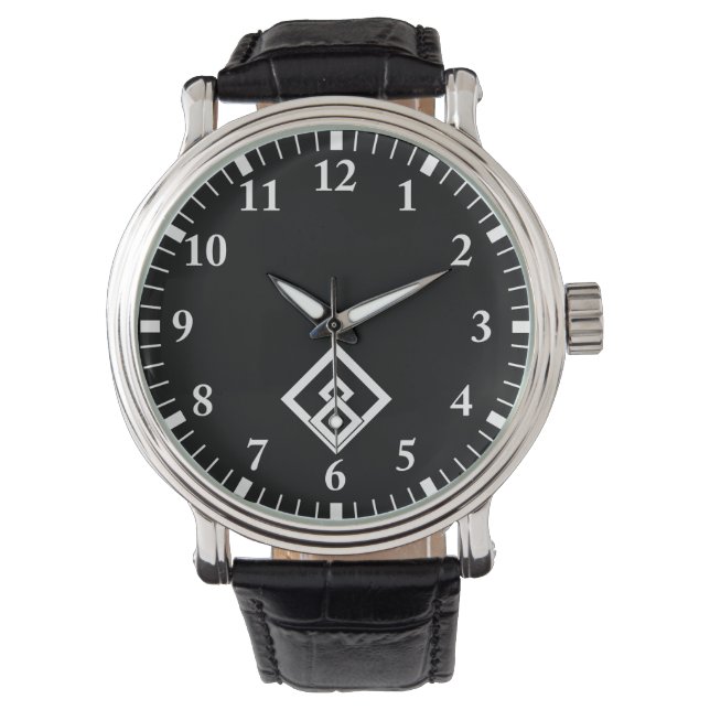 Zerbrochene Wok-Maßnahme Armbanduhr (Vorderseite)