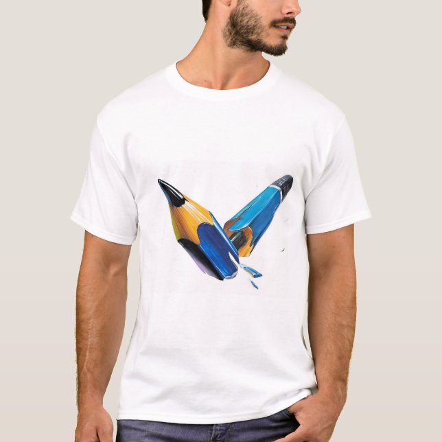 zerbrochener Bleistift T-Shirt (Vorderseite)