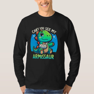 Zerbrochener Knochen Dinosaurier gebrochener Arm k T-Shirt