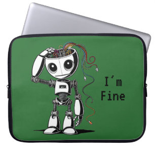 Zerbrochener Roboter - Ich bin gut Laptopschutzhülle