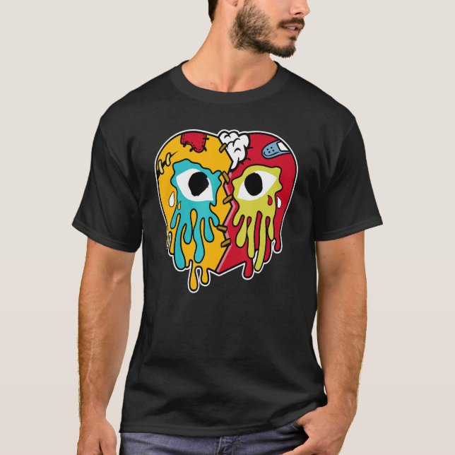 Zerbrochener Tropfen mit Heart Cry SB Dunk für Ska T-Shirt (Vorderseite)