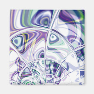 Zerbrochener Veilchen-Magnet Magnet