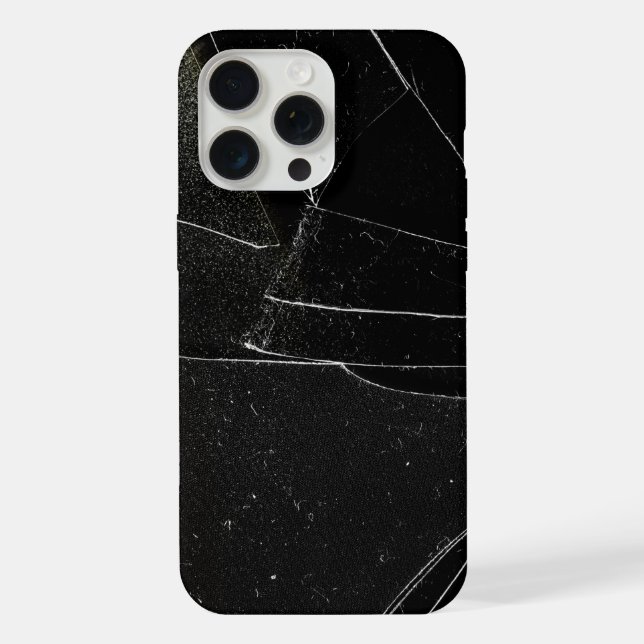 ZERBROCHENES FENSTER iPhone 15 PRO MAX HÜLLE (Rückseite)