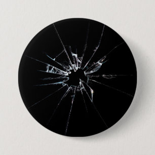 Zerbrochenes Glas Nr. 1 Button