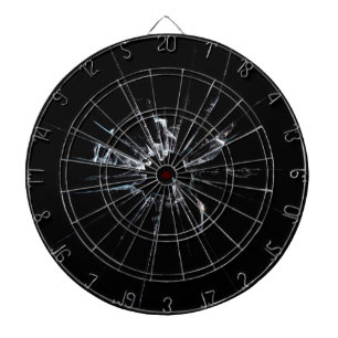 Zerbrochenes Glas Nr. 1 Dartscheibe