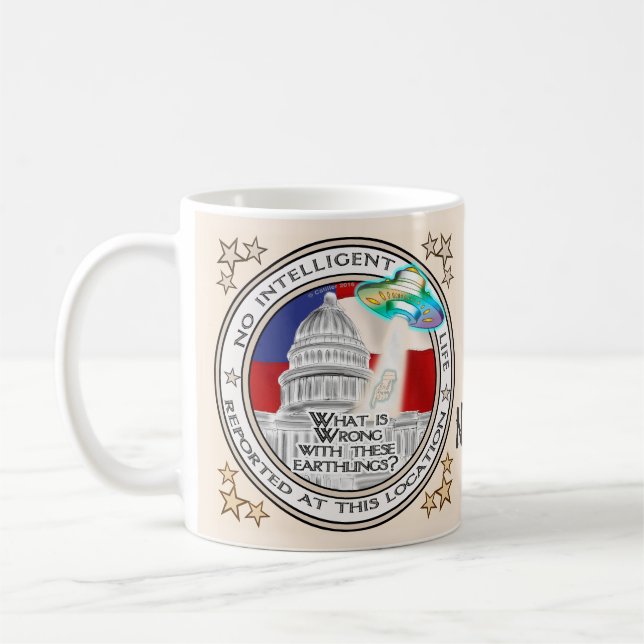 Zerbrochenes politisches System Kaffeetasse (Links)