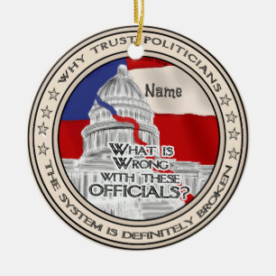 Zerbrochenes politisches System Keramik Ornament