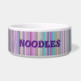 zerbrochenes TV-Regenbogenstreifen, editierender N Napf