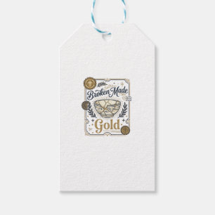 Zerbrochenes wird zu Gold Jesus Kintsugi zerbroche Geschenkanhänger